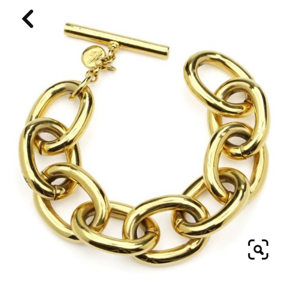 Ben-Amun Goldtone Large Link Bracelet
